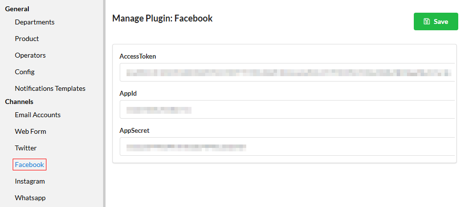 Configuring Facebook Plugin in Output Desk